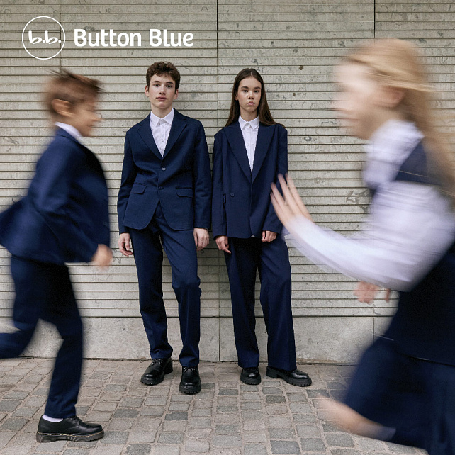 Button Blue